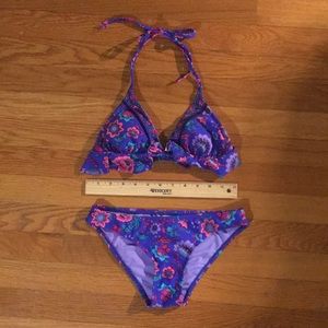 Xhilaration XS purple pink blue green red bikini